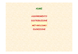 Metabolismo - Dipartimento di Farmacia