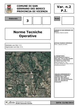 Var. n.2 P.I. 3 Norme Tecniche Operative