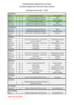 01.01.2015 - Comitato Regionale Piemonte Valle d`Aosta F.G.I