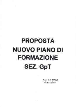 NUOVO PIANO DI - Comitato Regionale Emilia Romagna