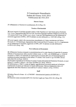 seduta del 16.01.2014