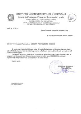 Corso formazione antincendio