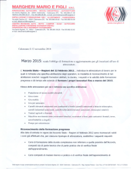 MARGHERI MARIO E FIGLI S.N.C.