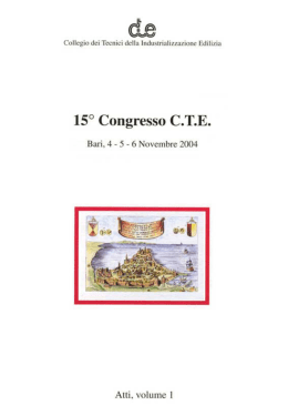 15° Congresso CTE Bari 2004