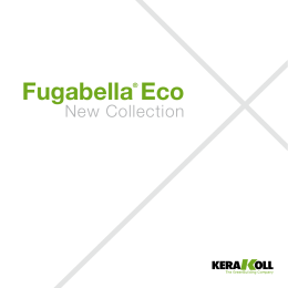 Fugabella® Eco - the Kerakoll products area
