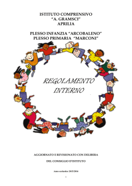 REGOLAMENTO DI CIRCOLO - Istituto Comprensivo &ldquo;Antonio