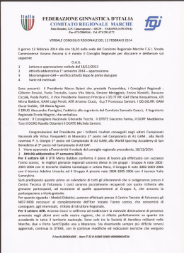 Verbale Consiglio Regionale del 12 02 14