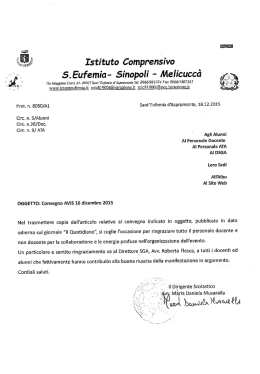 n. 9 ATA - Istituto Comprensivo Sant` Eufemia