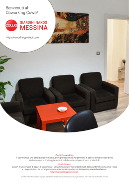 MESSINA - Coworking Project by Cowo