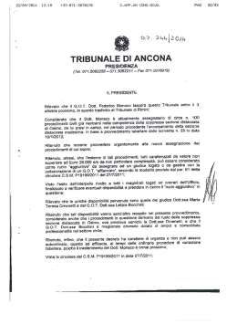 DP 244/2014 - Ordine degli avvocati di Ancona