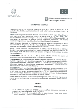 decreto direttoriale del 23 gennaio 2015