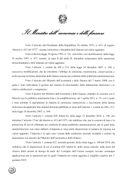 Decreto Ministeriale 23.01.2015