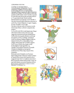 GERONIMO STILTON Cosa fate voi nel tempo libero? Invece di