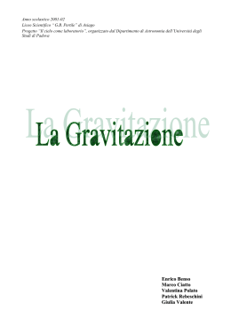 Legge della gravitazione universale