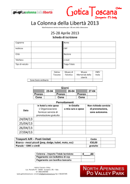 La Colonna della Libert&agrave; 2013