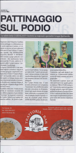 PATTINAGGIC SUL PODIC