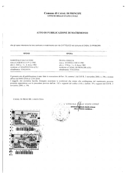 Documento - Comune di Casal di Principe