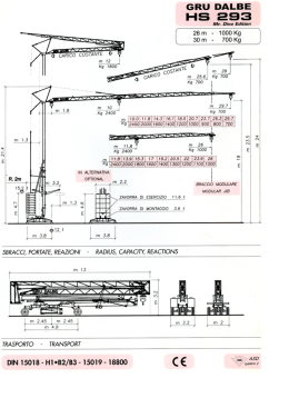 Page 1 H S E 9 3 Mr. Dino Edition GRU DALBE 1000 Kg 700 Kg 26