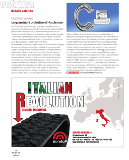 Le guarnizioni protettive di Hirschmann