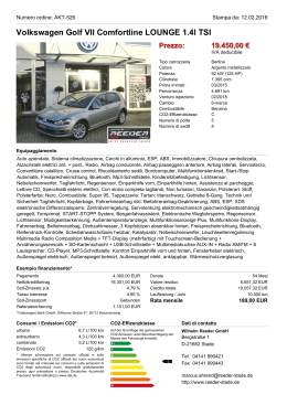 Volkswagen Golf Sportsvan Comfortline LOUNGE 1.4l TSI DSG