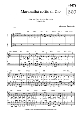 Maranatha`, soffio di Dio