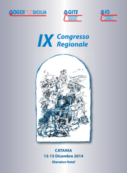 IX Congresso Regionale Aogoi