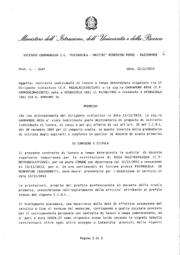 Atto di nomina a T.D. Garramone - Istituto Comprensivo Minervino