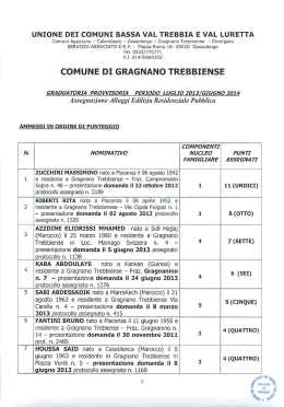 unione dei comuni bassa val trebbia e val luretta