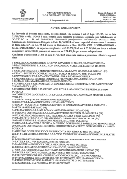 UFFICIO FINANZIARIO Piazza delle Regioni, 52
