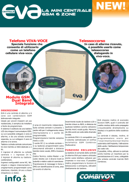 Telefono VIVA-VOCE Telessoccorso Modulo GSM Dual Band