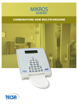 Mikros: Combinatore GSM multifunzione