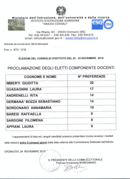 ISTITUTO D`ISTRUZIONE SUPERIORE &ldquo;GRAZIO COSSALI"