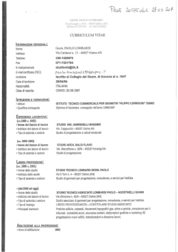 INFORIIIIAZIONI PERSONALI: Nome