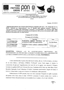 Verbale N. 12 - IPSSAR KAROL WOJTYLA di Catania