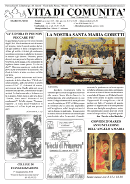 21 marzo 2010 - Parrocchia S. Maria Goretti