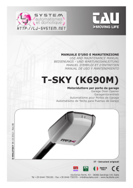 T-SKY (K690M) - LJ-System automatismes