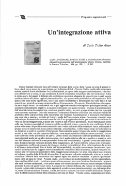 Un`integrazione attiva
