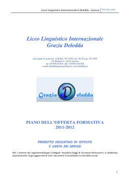 Liceo Linguistico Internazionale G.Deledda - Genova