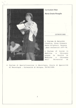 Maria Grazia Piscaglia - Azienda USL di Ravenna
