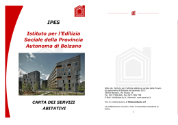 IPES - Carta dei servizi abitativi rev1