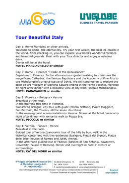 Tour Beautiful Italy - Il Viaggio di capitan Fracassa