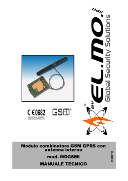 Modulo combinatore GSM GPRS con antenna interna mod