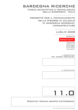 Specifica tecnica gruppo elettrogeno [file]