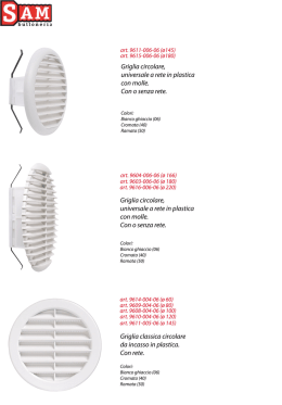 accessori e componenti per la ventilazione