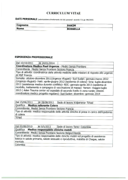 Documento allegato - Policlinico S.Orsola