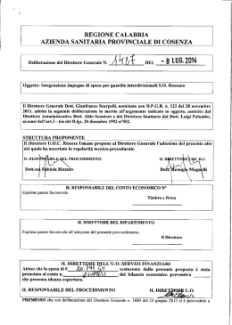 regione calabria azienda sanitaria provinciale di