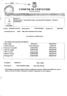 comune di cerveteri - Il Comune di Cerveteri On-Line