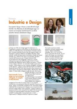 Industria e Design - Ordine degli Architetti Ppc Varese