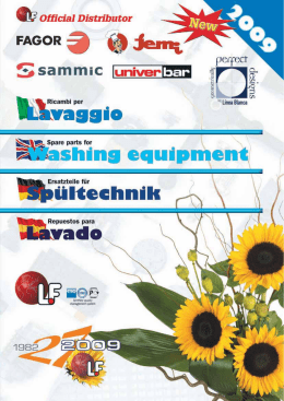 Washing Equipment - Spanish Brands 2009