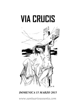 Scarica qui il libretto delle letture per la Via Crucis del 15 Marzo 2015